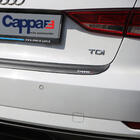 Audi A3 2012-2020 гг. Накладка на задний бампер EuroCap (2017-2020, ABS) фото 3