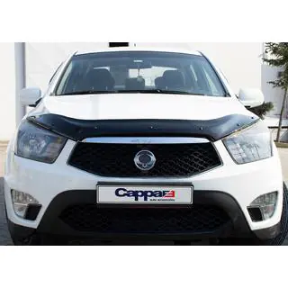 Дефлектор капота (2013-2018, EuroCap) SsangYong Action 2005-2018 гг. фото 3