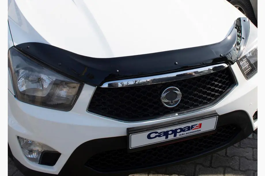 SsangYong Action 2005-2018 гг. Дефлектор капота (2013-2018, EuroCap)
