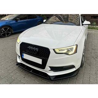 Передняя лип-накладка Lip (для Base, 2011-2015, под покраску) Audi A5 2007-2015 гг. фото 3