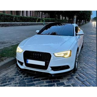 Передняя лип-накладка Lip (для Base, 2011-2015, под покраску) Audi A5 2007-2015 гг. фото 2