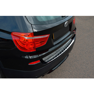 Накладка на задний бампер из нержавеющей стали OmsaLine (глянцевая, нерж.) фото 2