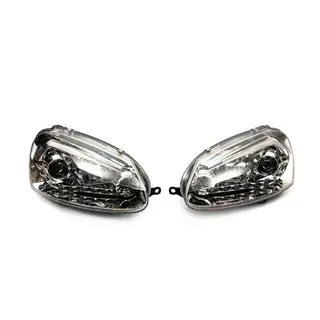 Передние фары с LED огнями Silver (2 шт) фото 4