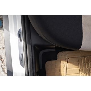 Накладки на внутренние пороги EuroCap (5 шт, ABS) Renault Duster 2008-2017 гг. фото 3