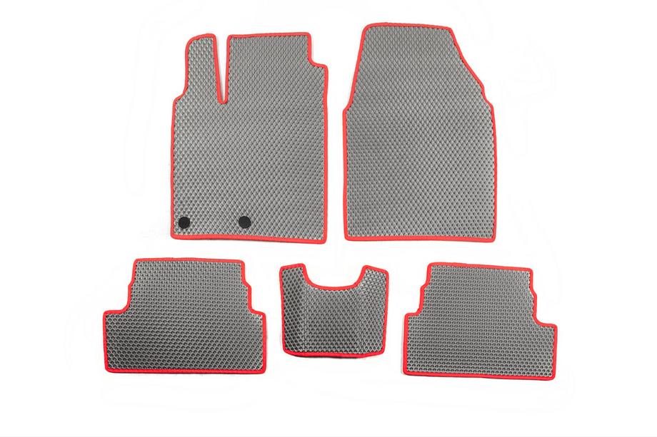Nissan Qashqai 2007-2010 гг. Коврики EVA серые Image