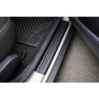 Накладки на внутренние пороги EuroCap (4 шт, ABS) Renault Duster 2008-2017 гг. фото 1