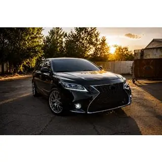 Передний бампер в сборе (рестайлинг, стиль Lexus V2) фото 2