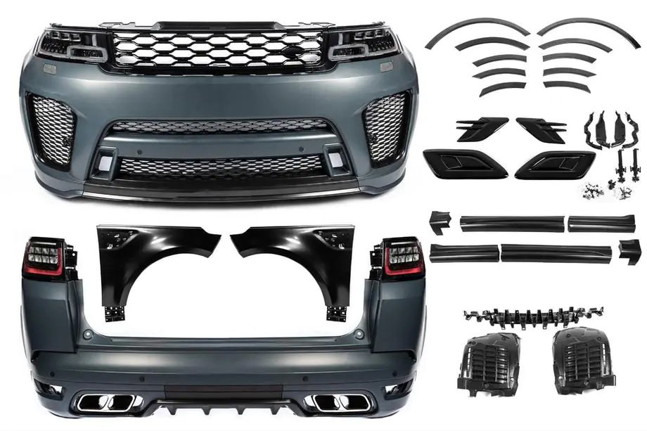 Range Rover Sport 2014-2022 гг. Комплект рестайлинга SVR на 2021 год