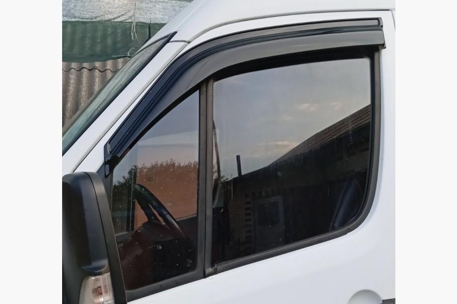Mercedes Sprinter W906 2006–2018 гг. Ветровики на окна (2 шт, EuroCap) Image