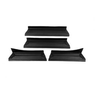 Renault Captur 2013-2019 гг. Накладки на внутренние пороги EuroCap (4 шт, ABS)