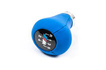 Ручка КПП OEM (кожзам, синяя гладкая) фото 3