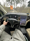 Tesla Model X 2015- гг. Руль спортивный (Алькантара, карбон, с подогревом) фото 2