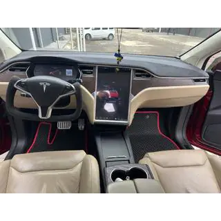 Коврики EVA (черные) Tesla Model X 2015- гг. фото 1