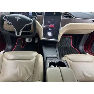 Коврики EVA (черные) Tesla Model X 2015- гг. фото 3