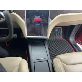 Коврики EVA (черные) Tesla Model X 2015- гг. фото 4