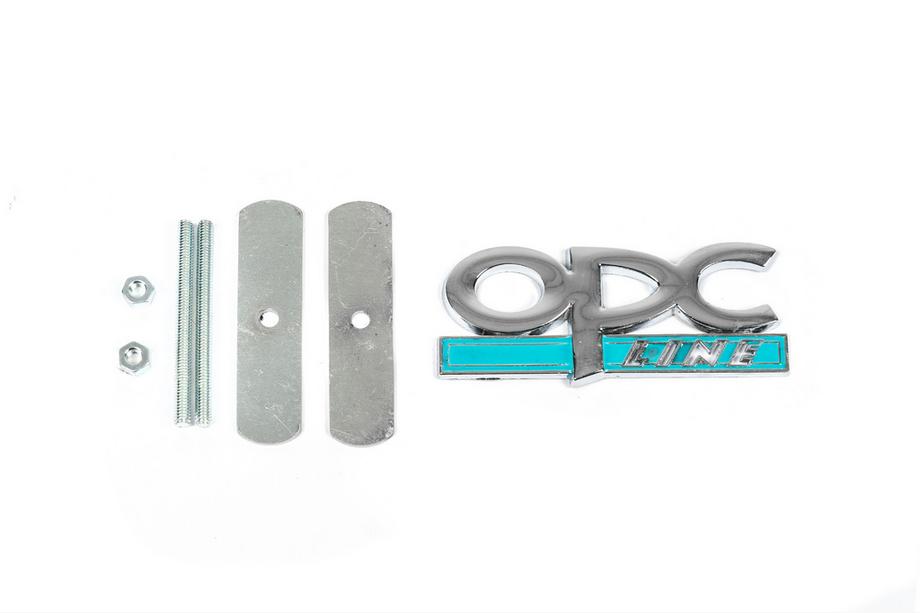 Opel Металлический шильдик на решетку OPC Line (Хром+Синий) Image