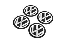 Volkswagen Наклейки на колпачки дисков 90мм (4шт) фото 1