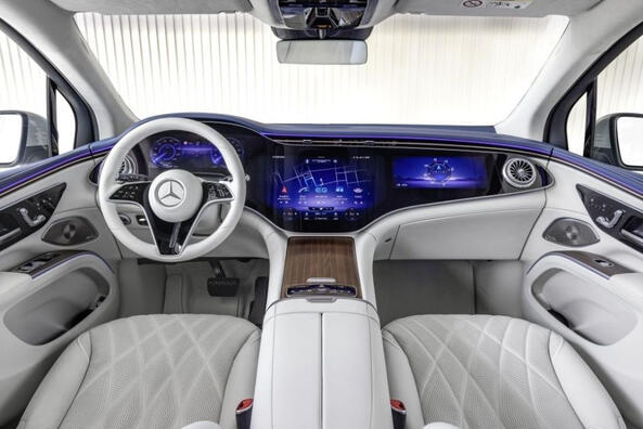 Обзор электрического премиального кроссовера Mercedes-Benz EQS фото 5