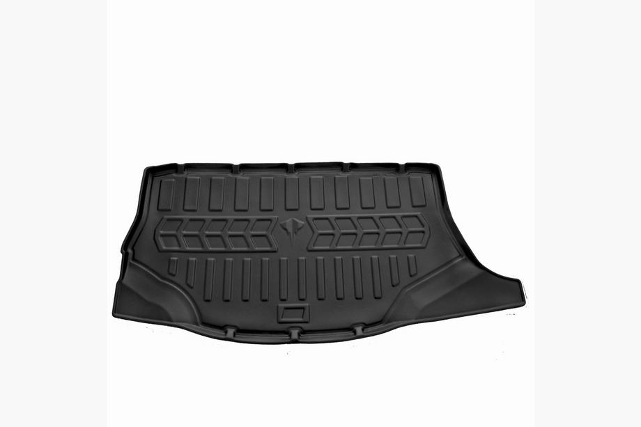 Nissan Leaf 2010-2017 гг. 3D коврик в багажник с сабвуфером (Stingray) Image