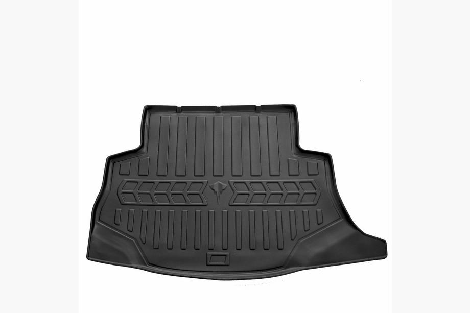 Nissan Leaf 2010-2017 гг. 3D коврик в багажник (без сабвуфера) (Stingray) Image