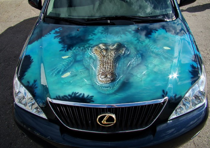 Искусство на колесах: вдохновляющие тренды аэрографии для автомобиля