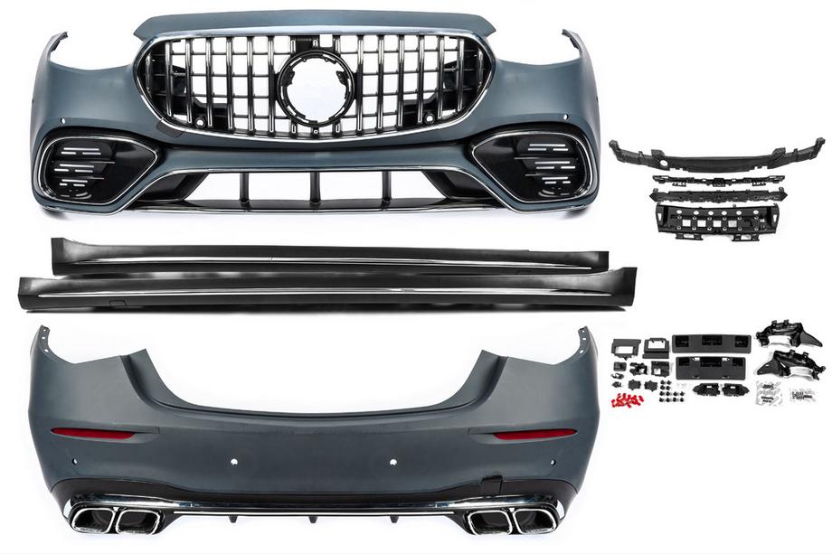 Mercedes S-сlass W223 2020- гг. Комплект обвеса AMG S63 с боковыми порогами Image