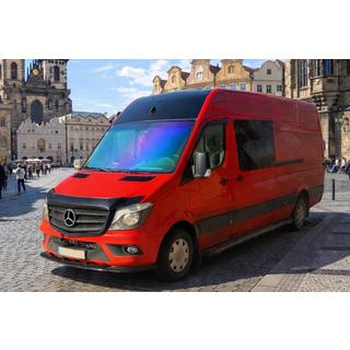 Передний лип 2013-2018 (ABS) Mercedes Sprinter W906 2006-2018 гг. фото 3