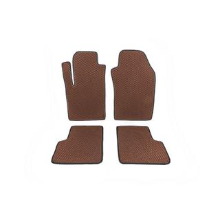 Коврики EVA 500 (Коричневые) Fiat 500/500L 2013-2022 гг. фото 1