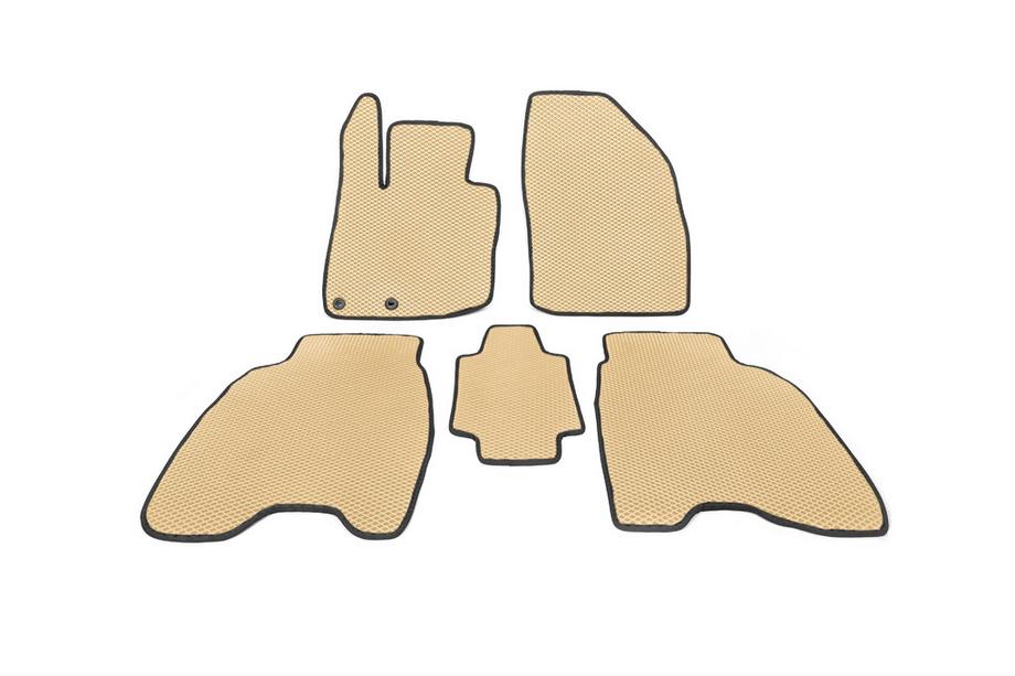 Honda Civic HB 2006-2012 гг. Коврики EVA (Бежевые) Image