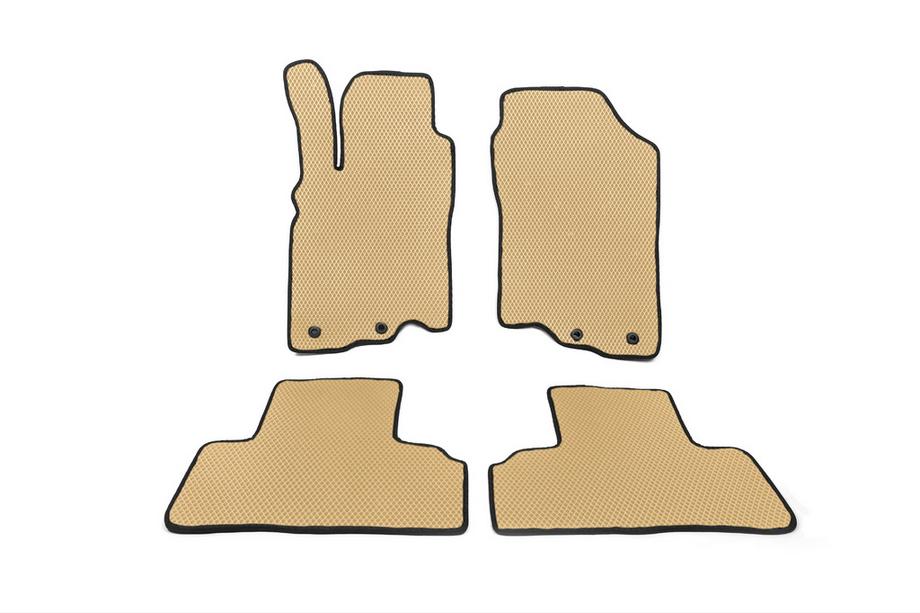 Honda Insight II 2009-2014 гг. Коврики EVA (Бежевые) Image