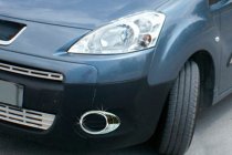 Peugeot Partner Tepee 2008-2018 гг. Окантовки противотуманных фар 2008-2014 (2 шт, пластик) фото 3