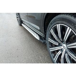 Боковые Подножки Shining (2 шт., Алюминий) Volvo XC90 2015- гг. фото 1