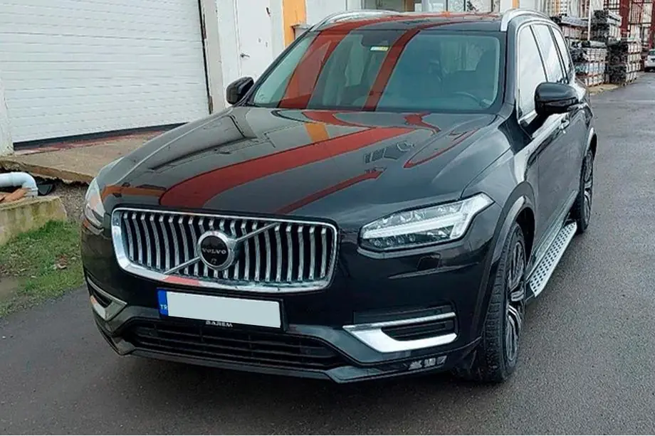 Volvo XC90 2015- гг. Боковые Подножки Shining (2 шт., Алюминий) Фото 3