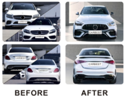 Mercedes C-сlass W205 2014-2021 гг. Комплект рестайлинга в W206 AMG фото 2