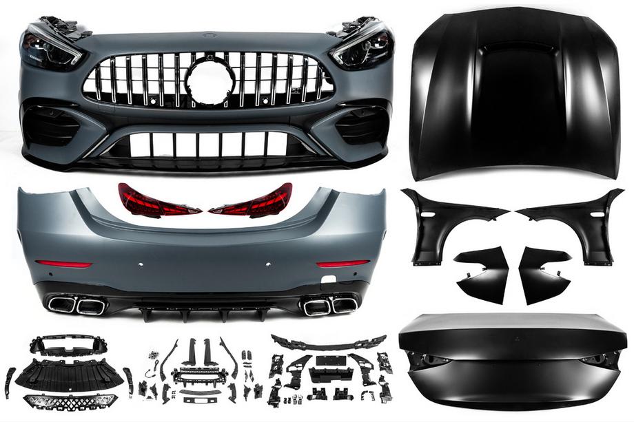 Mercedes C-сlass W205 2014-2021 гг. Комплект рестайлинга в W206 AMG Image