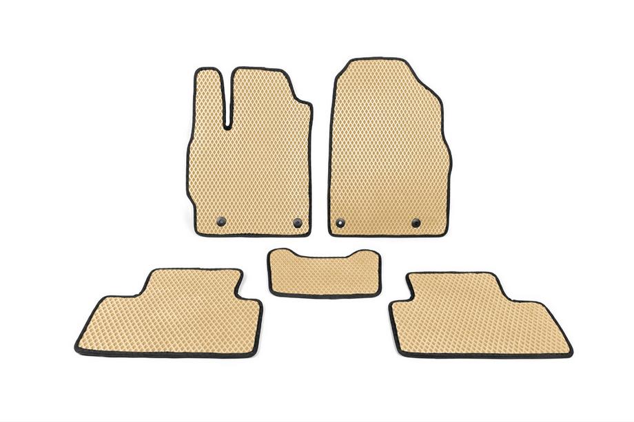 Mazda CX-7 2006-2012 гг. Коврики EVA (Бензин, Бежевые) Image