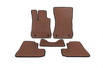 Mercedes S-сlass W221 2005-2013 гг. Коврики EVA (Long, Коричневые) фото 1