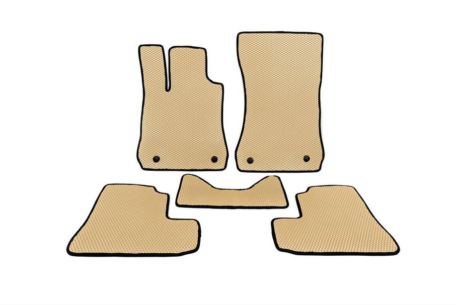 Mercedes S-сlass W221 2005-2013 гг. Коврики EVA (Short, Бежевые) Image