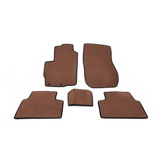 Коврики EVA (Коричневые) Mitsubishi Outlander 2006-2012 гг. фото 1