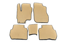 Mitsubishi Outlander 2012-2021 гг. Коврики EVA P-HEV (Бежевые) фото 1