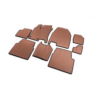 Коврики EVA для +2 (3 ряда, Коричневые) фото 2