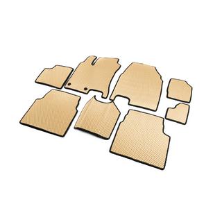Коврики EVA для +2 (3 ряда, Бежевые) фото 2
