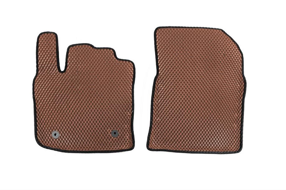 Dacia Lodgy 2012-2022 гг. Передние EVA коврики (Коричневые) Image