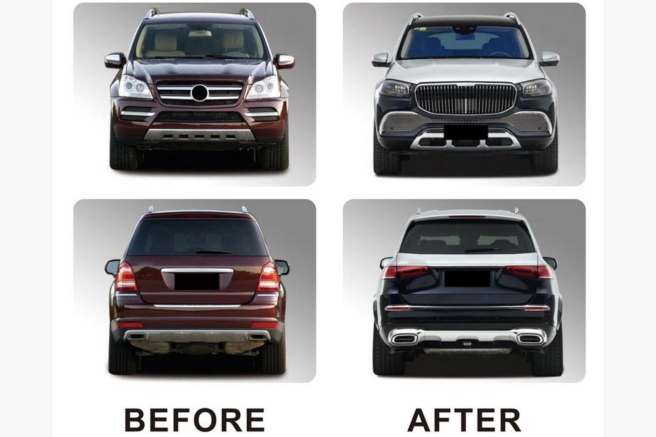 Mercedes GL сlass X164 2006-2012 гг. Комплект рестайлинга в GLS X167 Maybach Image