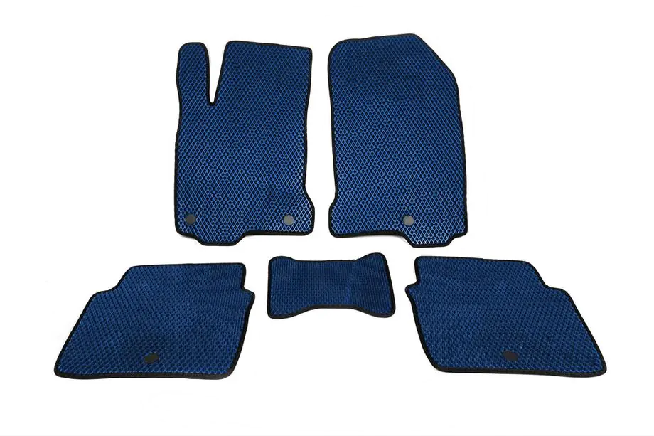 Renault Latitude 2010-2015 гг. Коврики EVA (Синие) Image