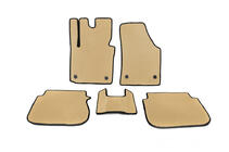 Volkswagen Caddy 2004-2010 гг. Коврики EVA (Бежевые) фото 1