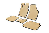 Volkswagen Caddy 2010-2015 гг. Коврики EVA (Бежевые) фото 4