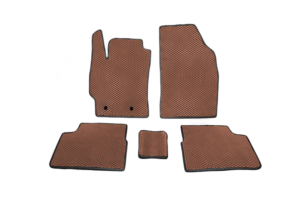 Килимки EVA (Коричневий) для Toyota Corolla 2007-2013 рр - фото 1