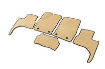 Toyota Land Cruiser 300 2021- гг. Коврики EVA (Бежевые) фото 2