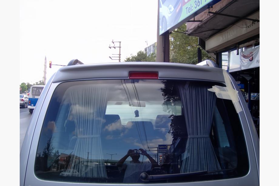 Volkswagen Caddy 2010-2015 гг. Спойлер Kalin ABS (грунтованный под покраску) Image